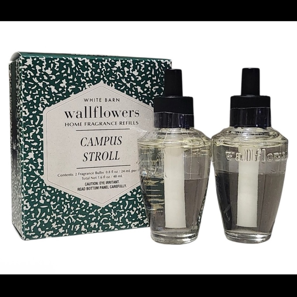 Bath & Body Works Wallflower refills X2 Bulbs Campus Stroll 1 box